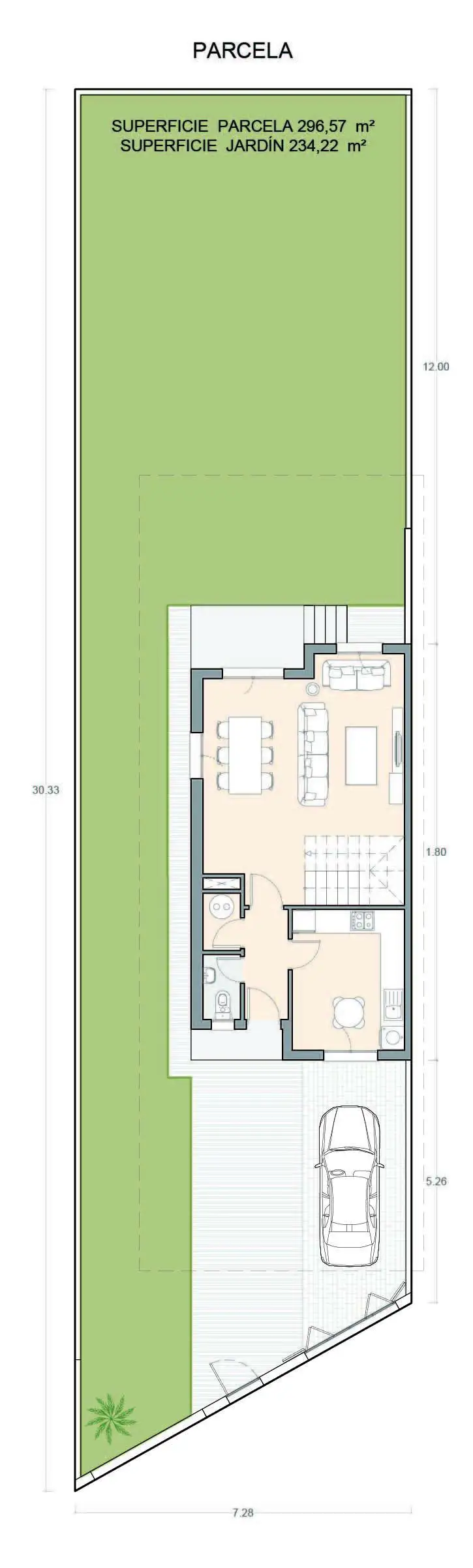 Plano parcela Vivienda A03 Verdial Maqueda