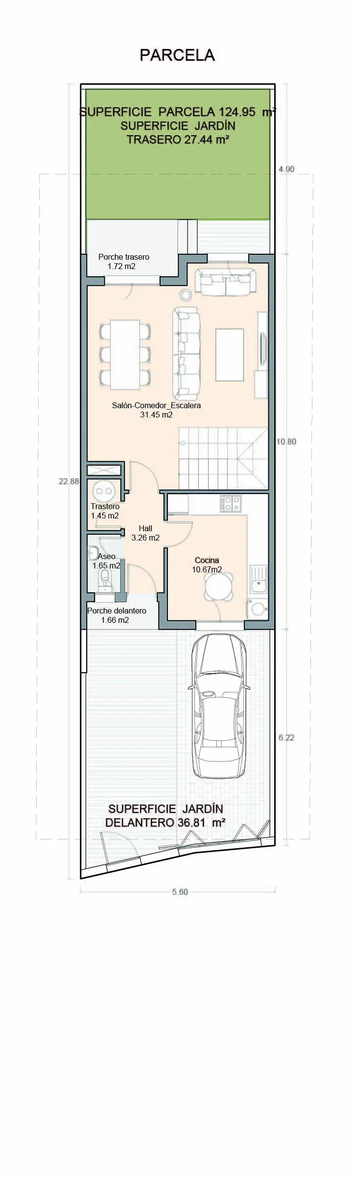 Plano parcela Vivienda A11 Verdial Maqueda