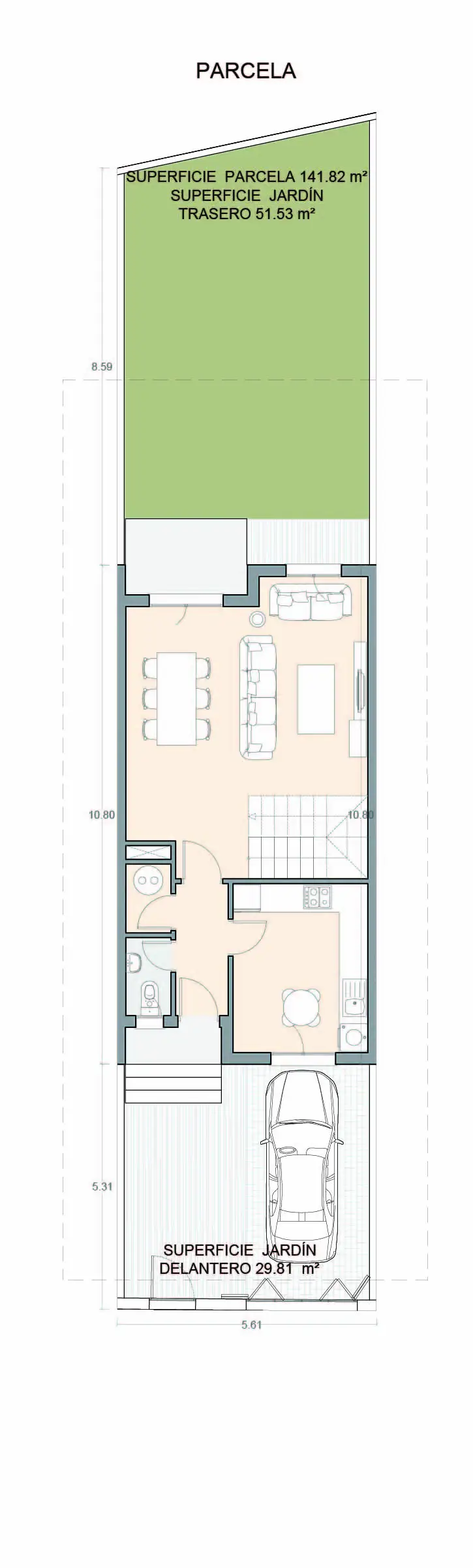 Plano Parcela Vivienda 9 Verdial Maqueda