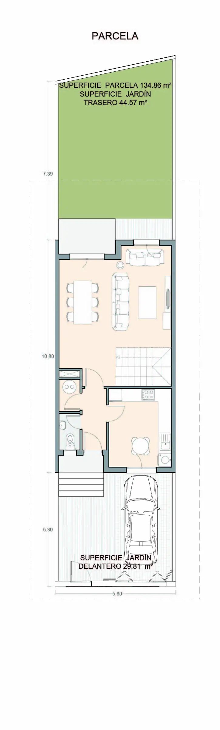 Plano parcela Vivienda 26 Verdial Maqueda