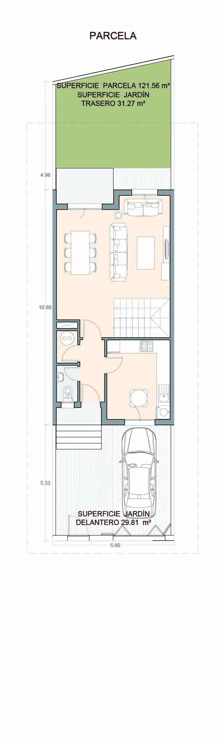 Plano parcela Vivienda L30 Verdial Maqueda