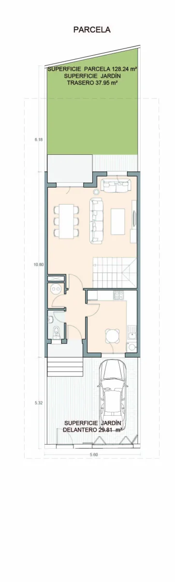 Plano parcela Vivienda L28 Verdial Maqueda